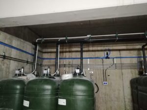 Depósito doble pared para aceite lubricante