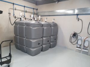 Depósitos de aceite lubricante doble pared